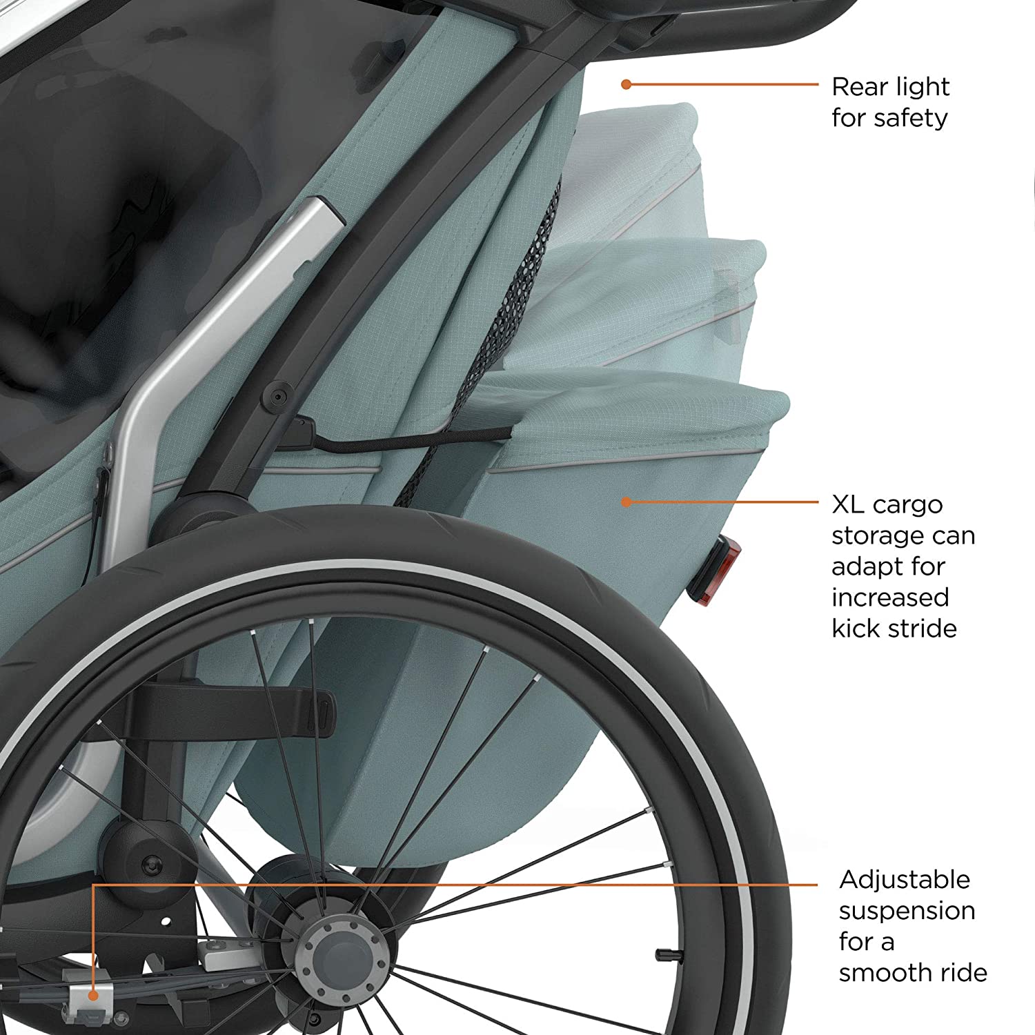 THULE CHARIOT CROSS MULTISPORT BIKE TRAILER ALASKA BLUE