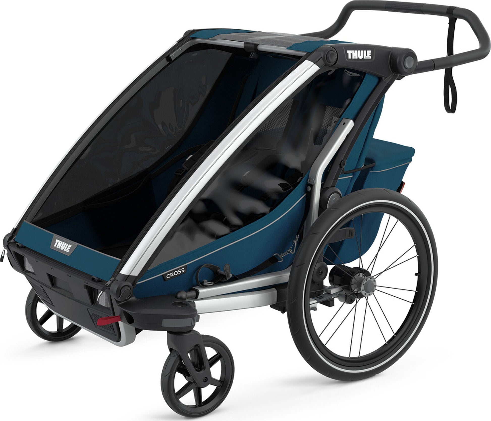 THULE CHARIOT CROSS MULTISPORT BIKE TRAILER MAJOLICA BLUE