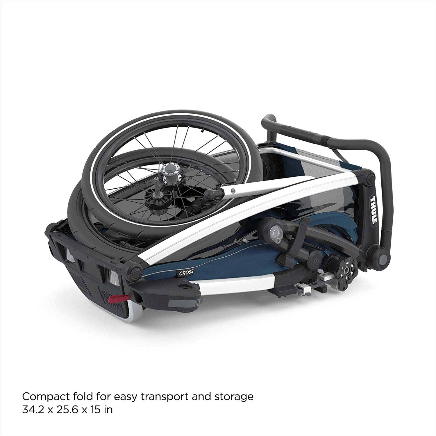 THULE CHARIOT CROSS MULTISPORT BIKE TRAILER MAJOLICA BLUE