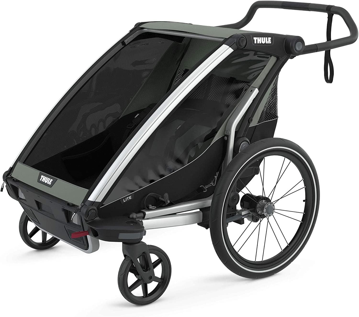 THULE CHARIOT LITE MULTISPORT BIKE TRAILER AGAVE GREEN