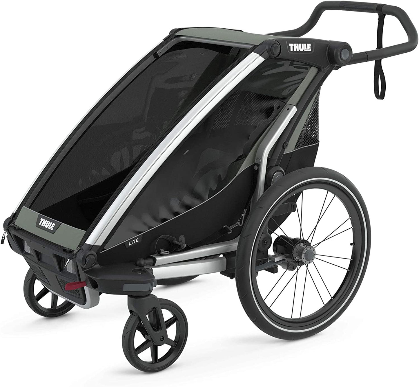 THULE CHARIOT LITE MULTISPORT BIKE TRAILER AGAVE GREEN - baby enRoute