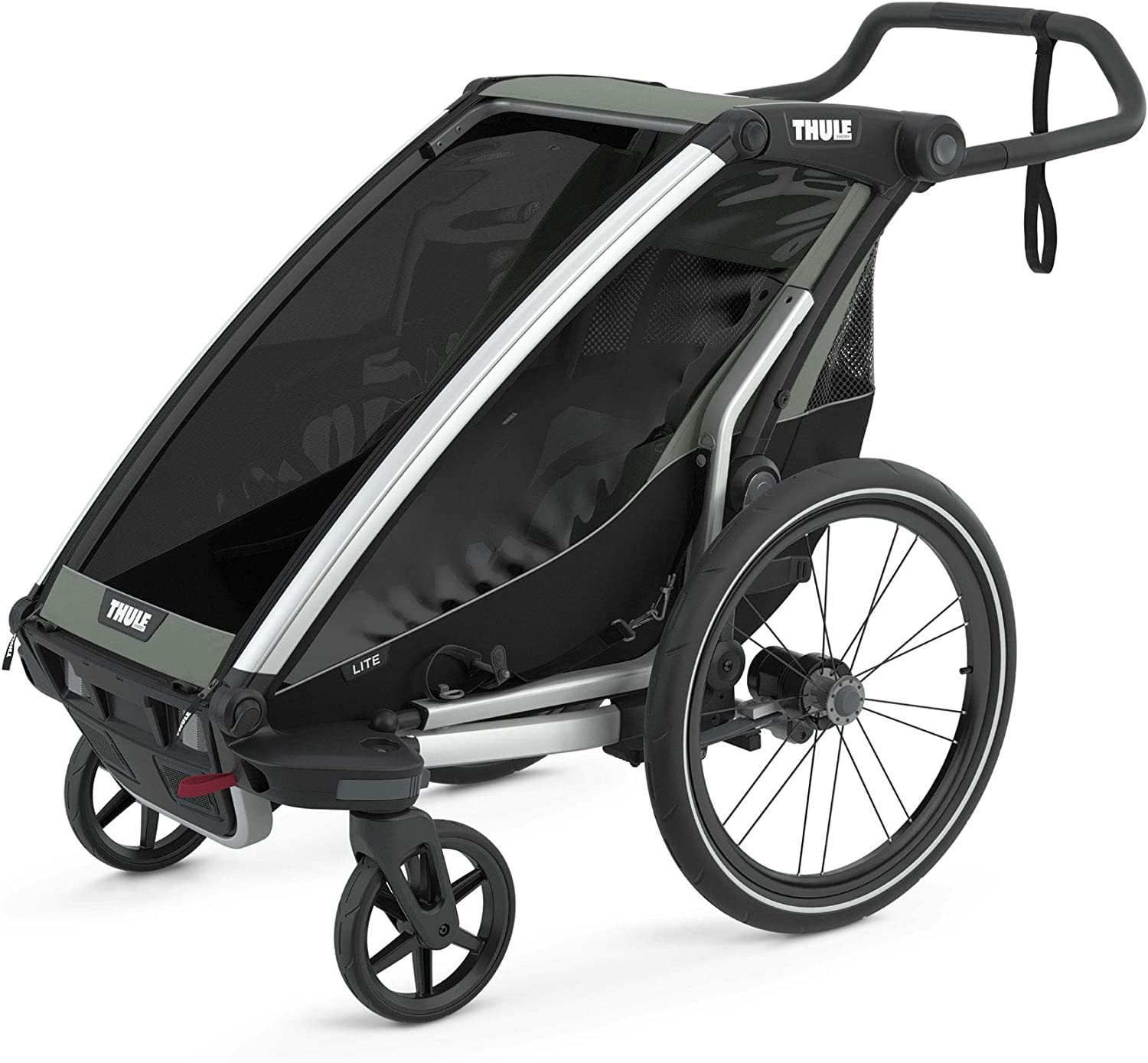 THULE CHARIOT LITE MULTISPORT BIKE TRAILER AGAVE GREEN