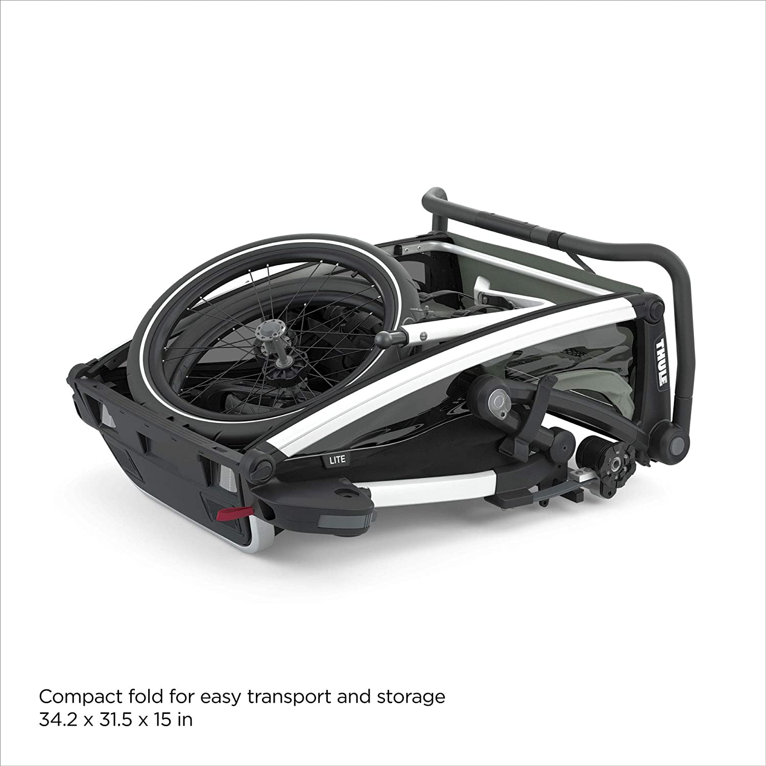 THULE CHARIOT LITE MULTISPORT BIKE TRAILER AGAVE GREEN