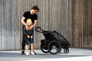 THULE CHARIOT SPORT MULTISPORT BIKE TRAILER MIDNIGHT BLACK