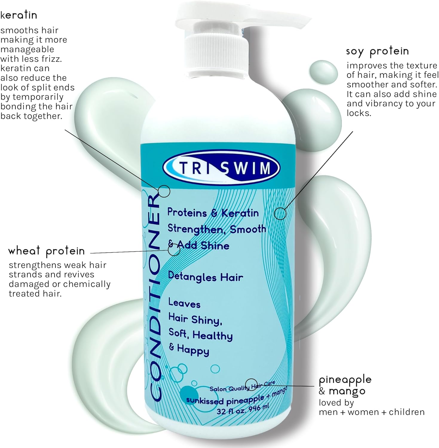 Triswim Chlorine Removal Conditioner 946 ml