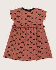 TURTLEDOVE LONDON TWO BEARS DRESS SUNSET