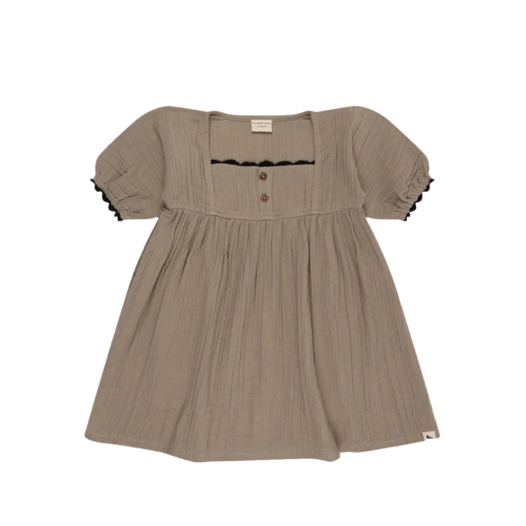 TURTLEDOVE LONDON HERB GAUZE DRESS