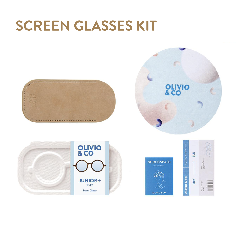 Olivio & Co Oval Screen Glasses Junior+ Seashell Pink