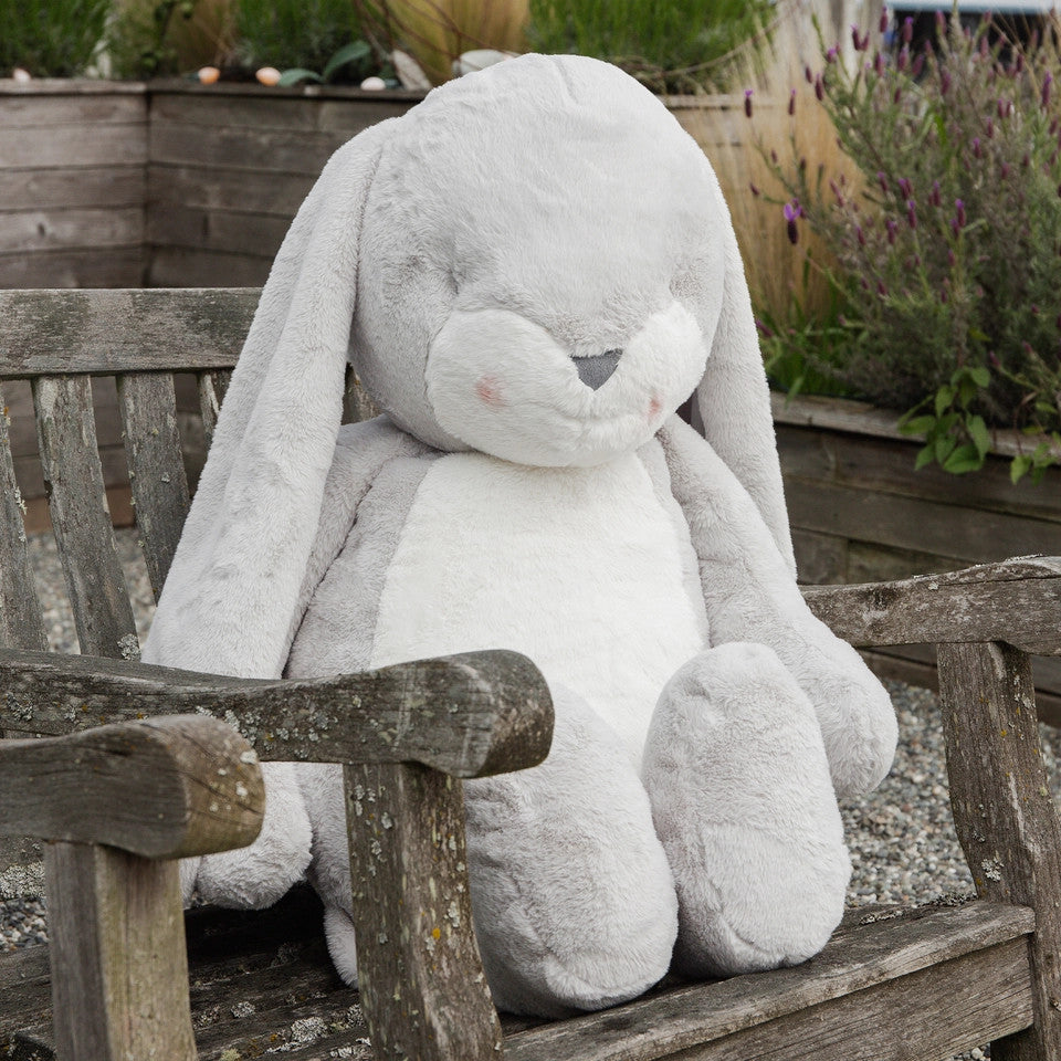 BUNNIES BY THE BAY 41" GRAND NIBBLE  BUNNY GRAY - baby enRoute