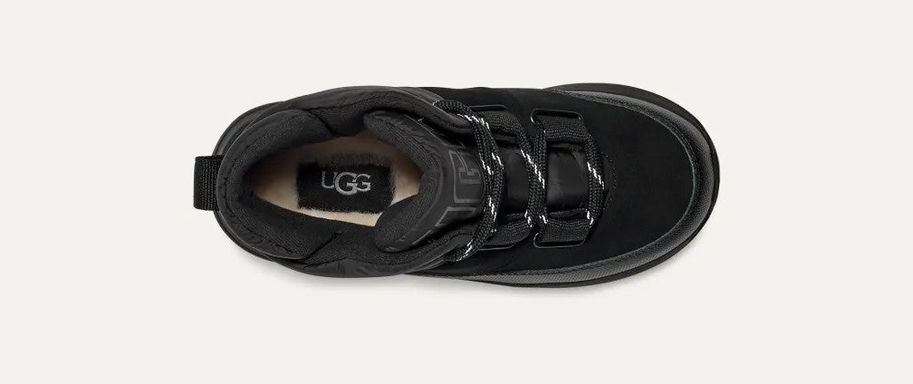 UGG KIDS YOSE PUFFER LACE BLACK