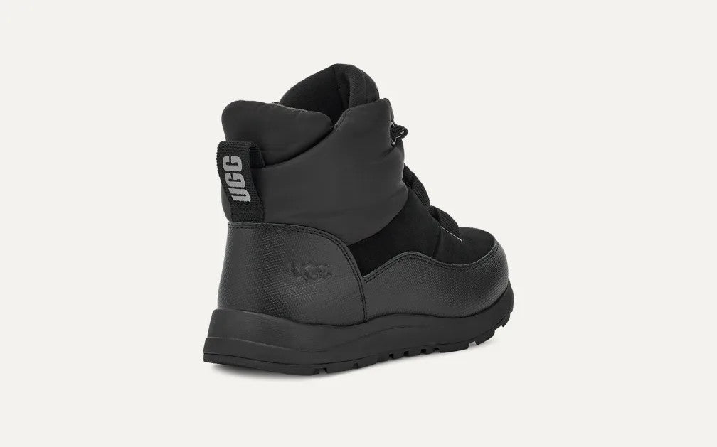 UGG KIDS YOSE PUFFER LACE BLACK