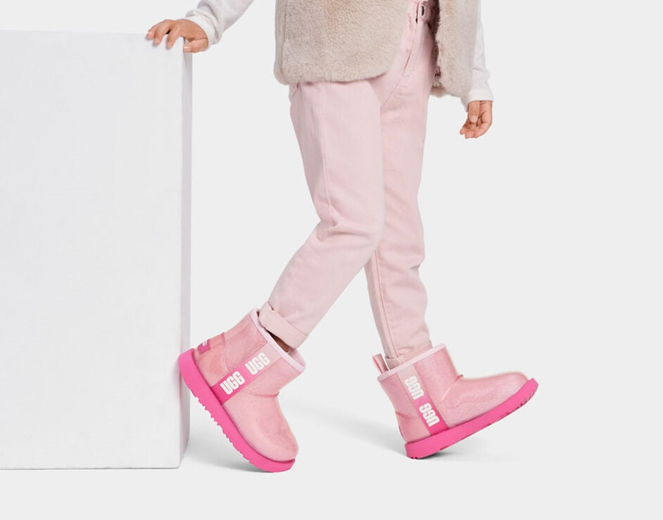 UGG KID CLASSIC CLEAR MINI II-PINK