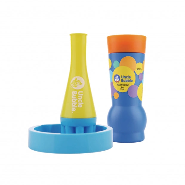 Uncle Bubble Fun Confetti Bubbler With 2 oz Bubble Solution
