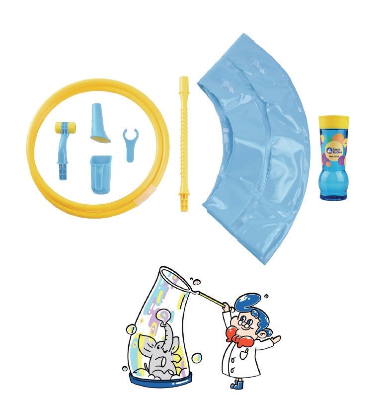 Uncle Bubble Megaloop Bubble With 16 oz Bubble Concentrate