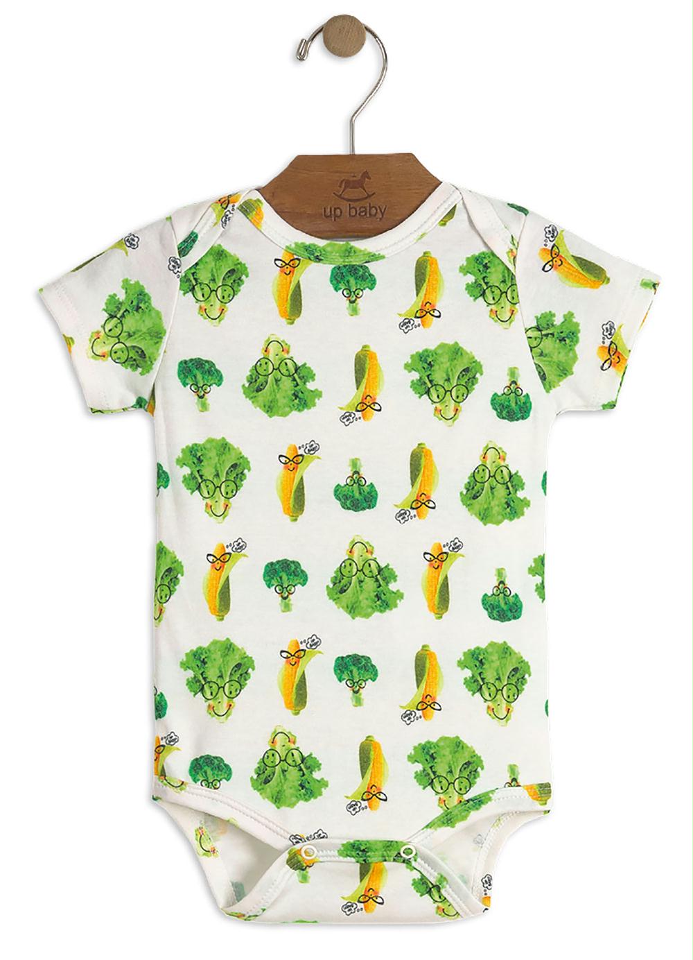 UP BABY VEGGIE BODYSUIT SHORT SLEEVE