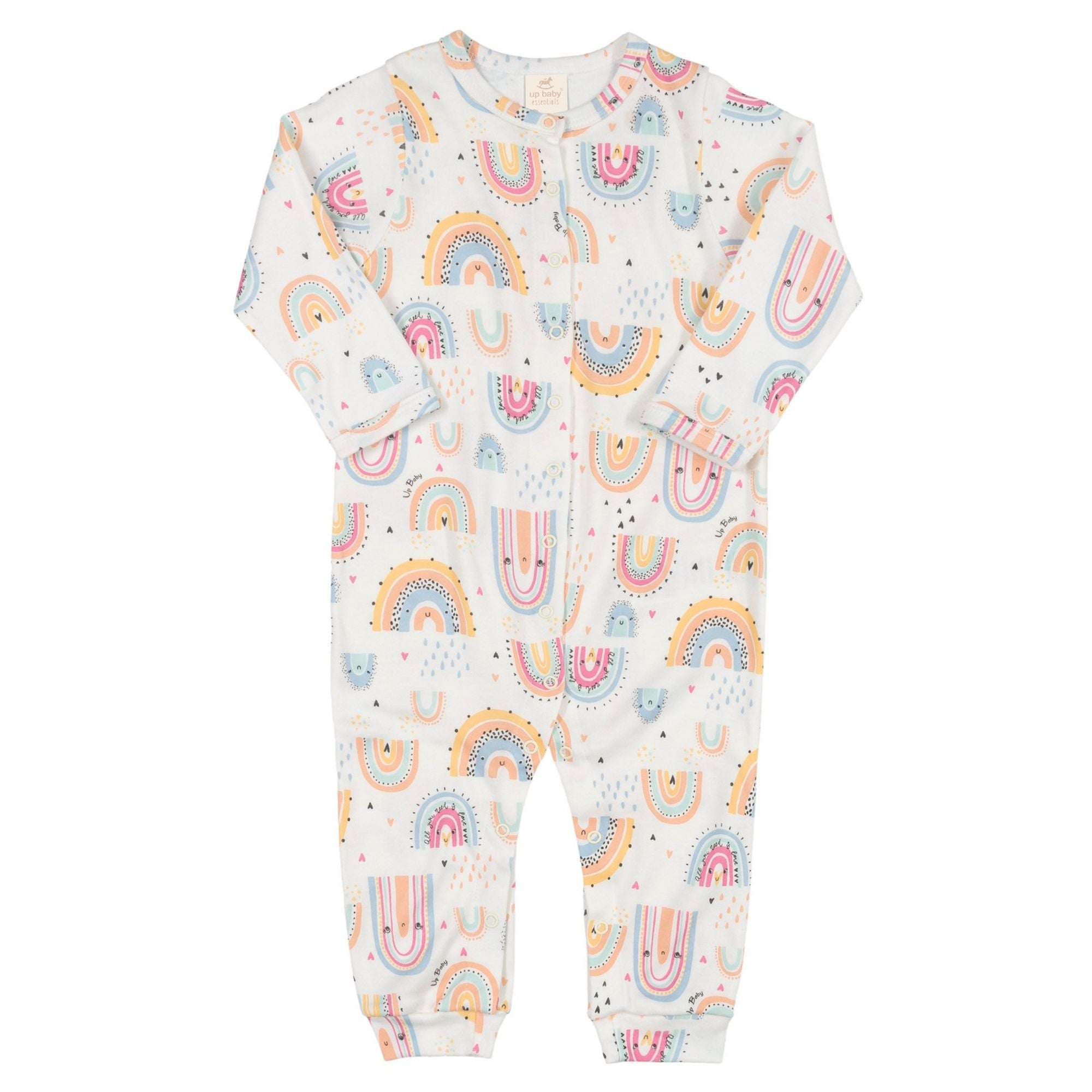 UP BABY GIRLS JUMPSUIT OFF WHITE AB1495