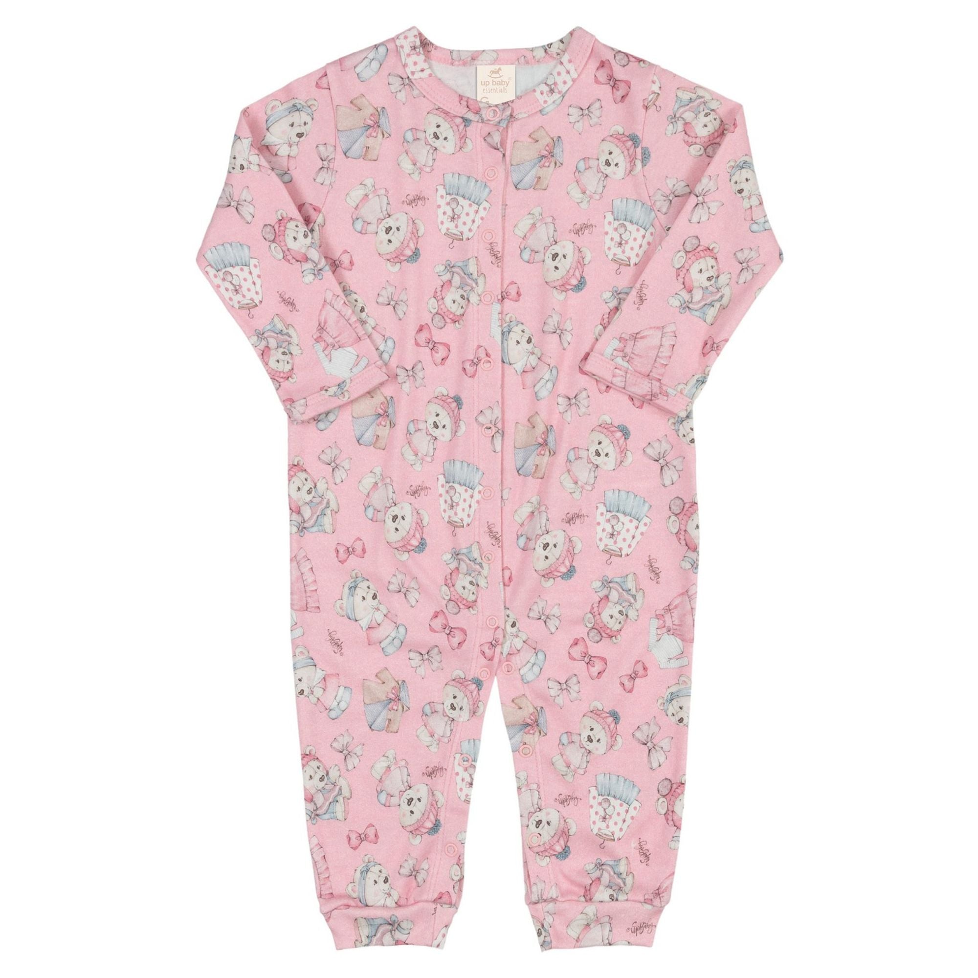 UP BABY GIRLS JUMPSUIT PINK DIG233