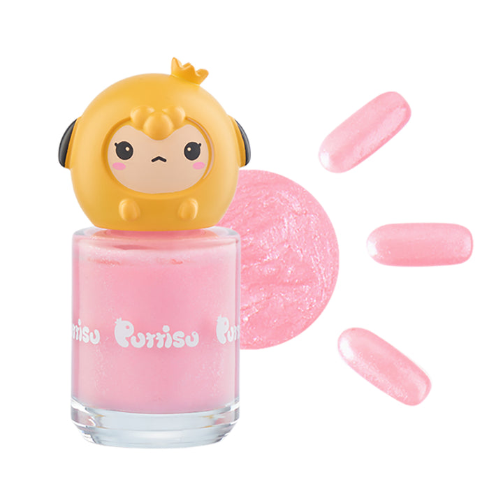 PUTTISU PANGPANG NAIL POLISH BLING (B08) - MILKY PINK