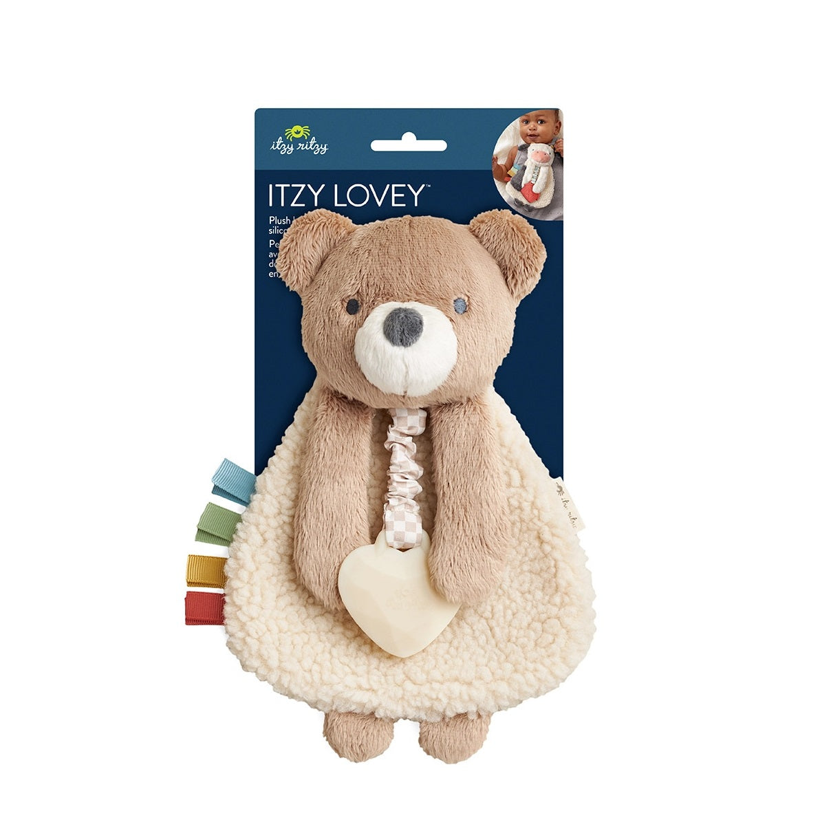 ITZY RITZY ITZY LOVEY PLUSH AND TEETHER TOY