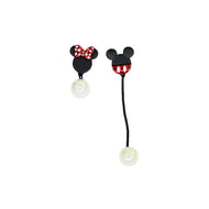 NEMIBABY EARRINGS MICKEY & MINNIE - 925 STERLING SILVER PINS