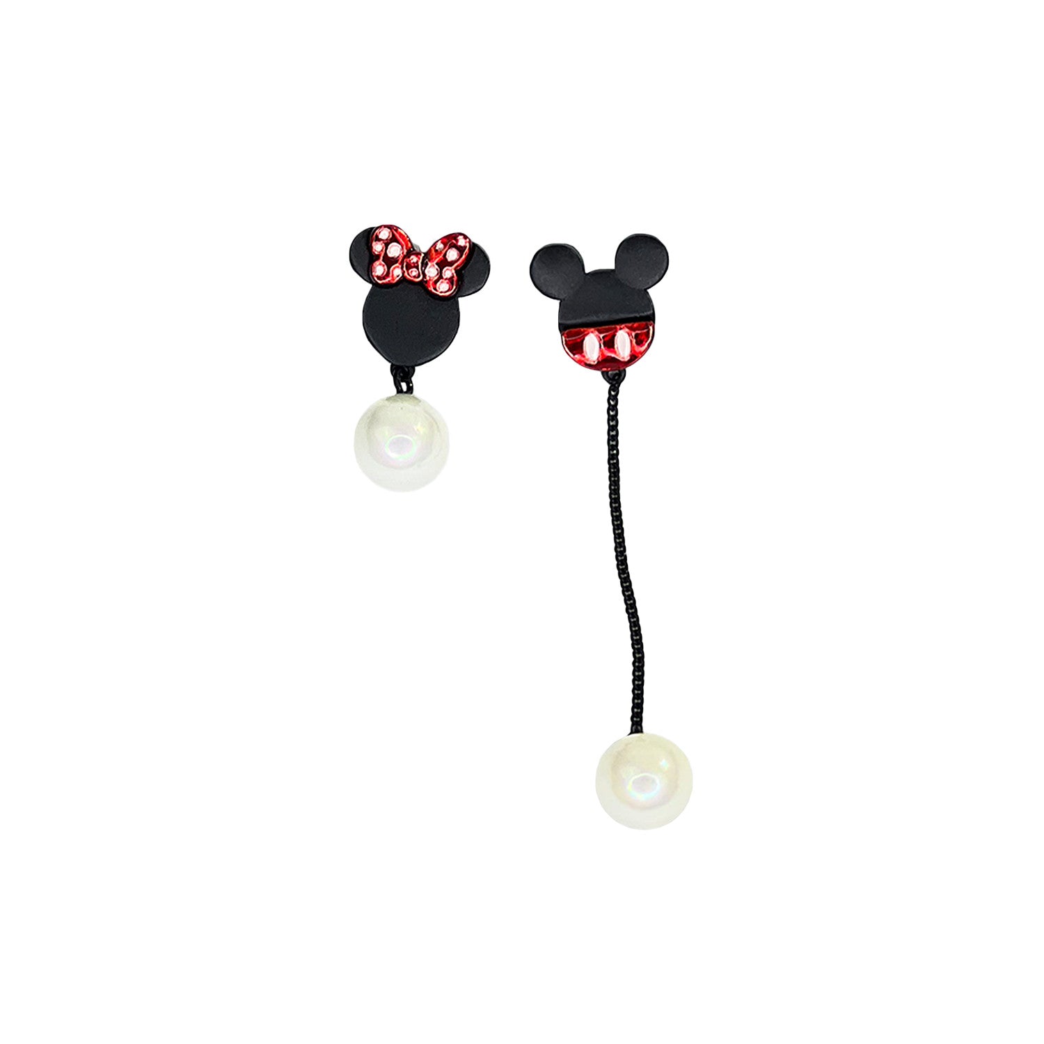 NEMIBABY EARRINGS MICKEY & MINNIE - 925 STERLING SILVER PINS