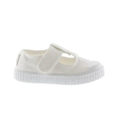 Victoria 1915 Sandal Dyed Canvas Straps Blanco
