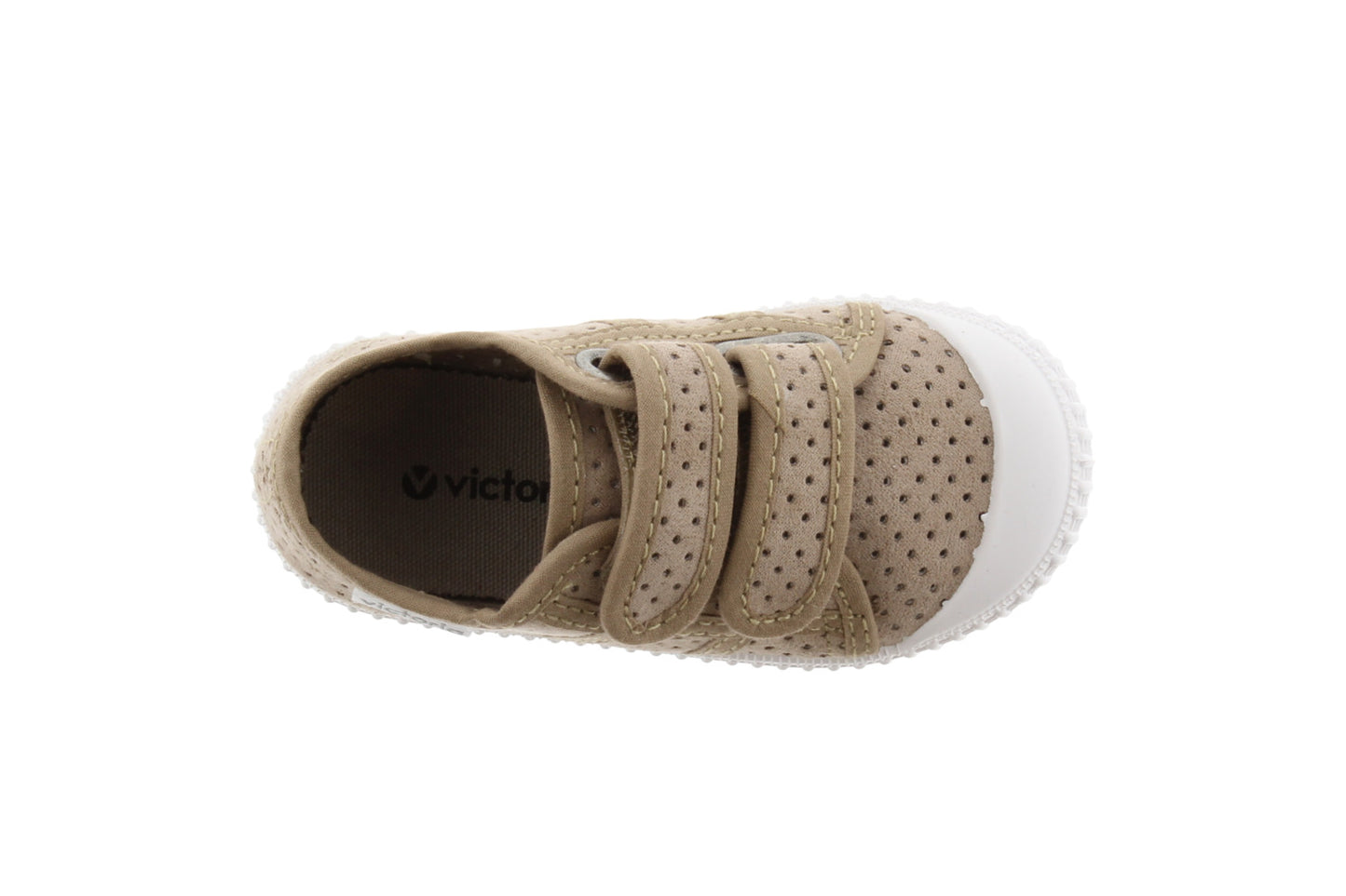 VICTORIA HIGHTOPS IMITATION SUEDE STRAPS BEIGE - baby enRoute