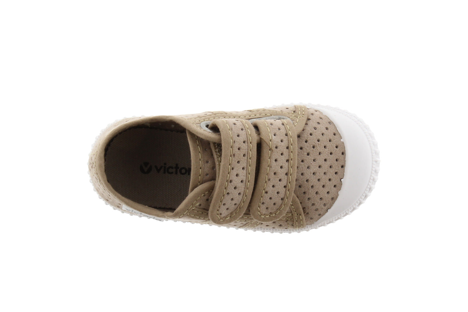 VICTORIA HIGHTOPS IMITATION SUEDE STRAPS BEIGE