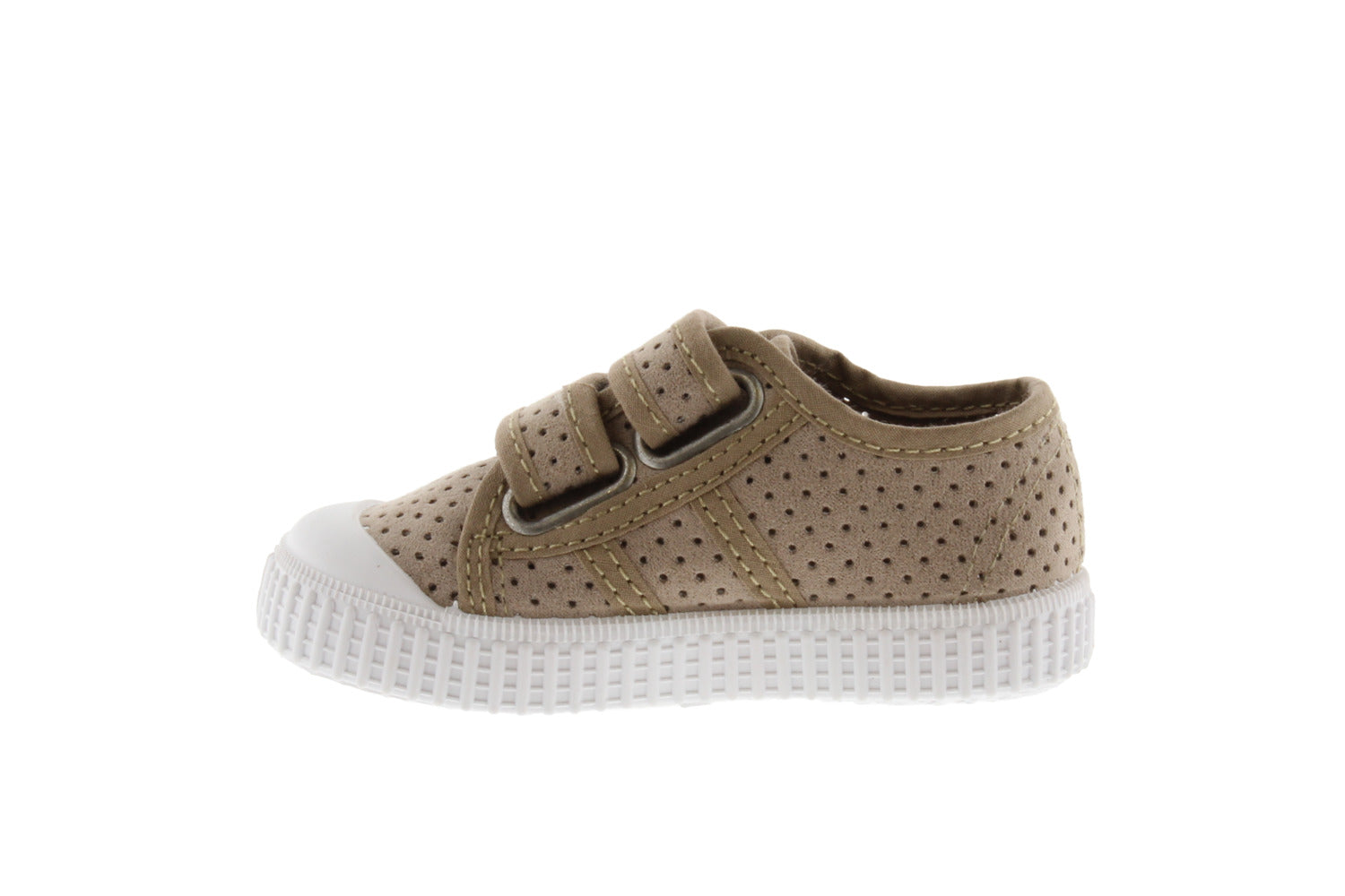 VICTORIA HIGHTOPS IMITATION SUEDE STRAPS BEIGE