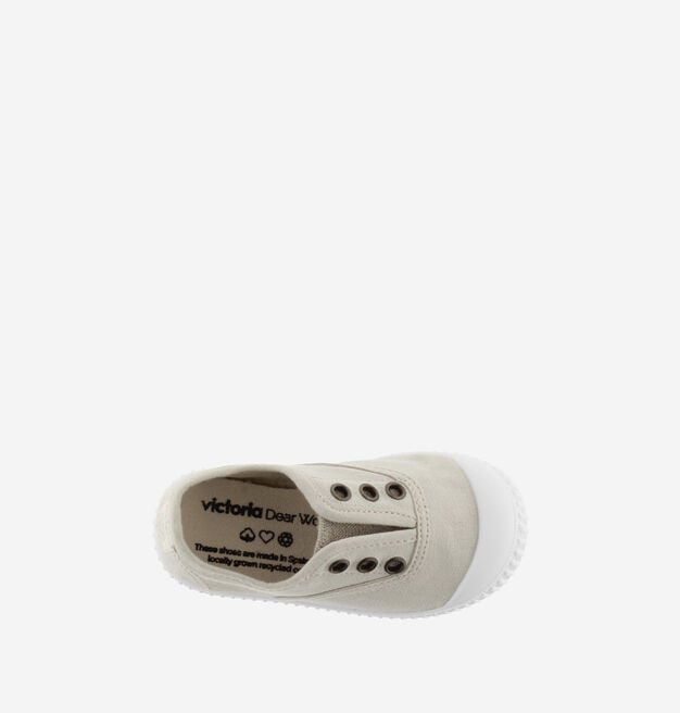 VICTORIA SHOES RUBBER-TOECAP CANVAS HIELO