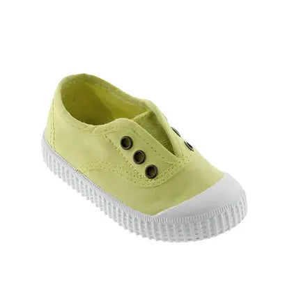 VICTORIA SHOES RUBBER-TOECAP CANVAS TIN-MAIZ