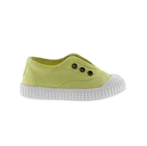 VICTORIA SHOES RUBBER-TOECAP CANVAS TIN-MAIZ