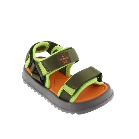 Victoria Agosto Sandalia Tiras Nylon Kaki