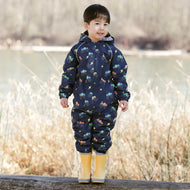 Jan & Jul Waterproof Cozy Dry Rain Suit Big Trucks