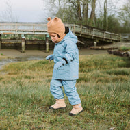 JAN & JUL WATERPROOF PUDDLE DRY RAIN PANTS DUSTY BLUE