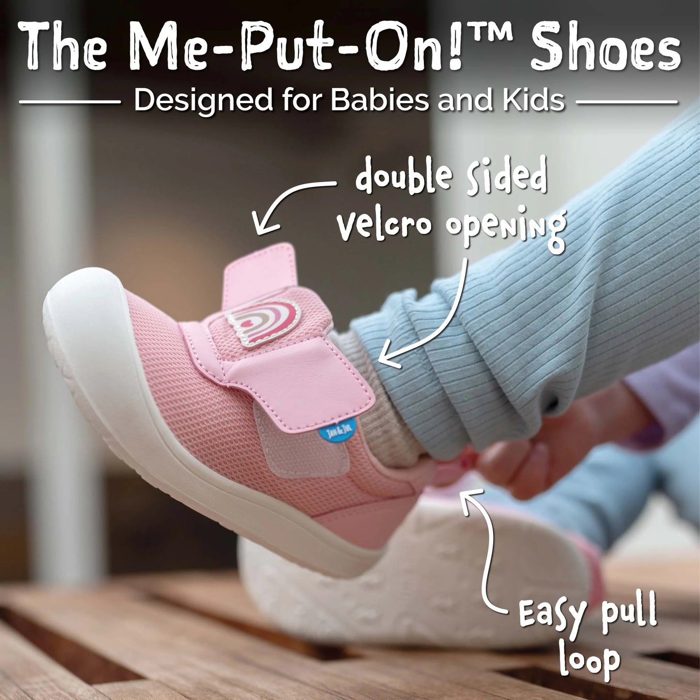 JAN & JUL MINI-FLYER TODDLER SNEAKERS CREAM BUNNY - baby enRoute