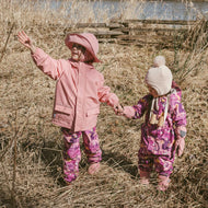 Jan & Jul Waterproof Puddle Dry Rain Pants Purple Dream