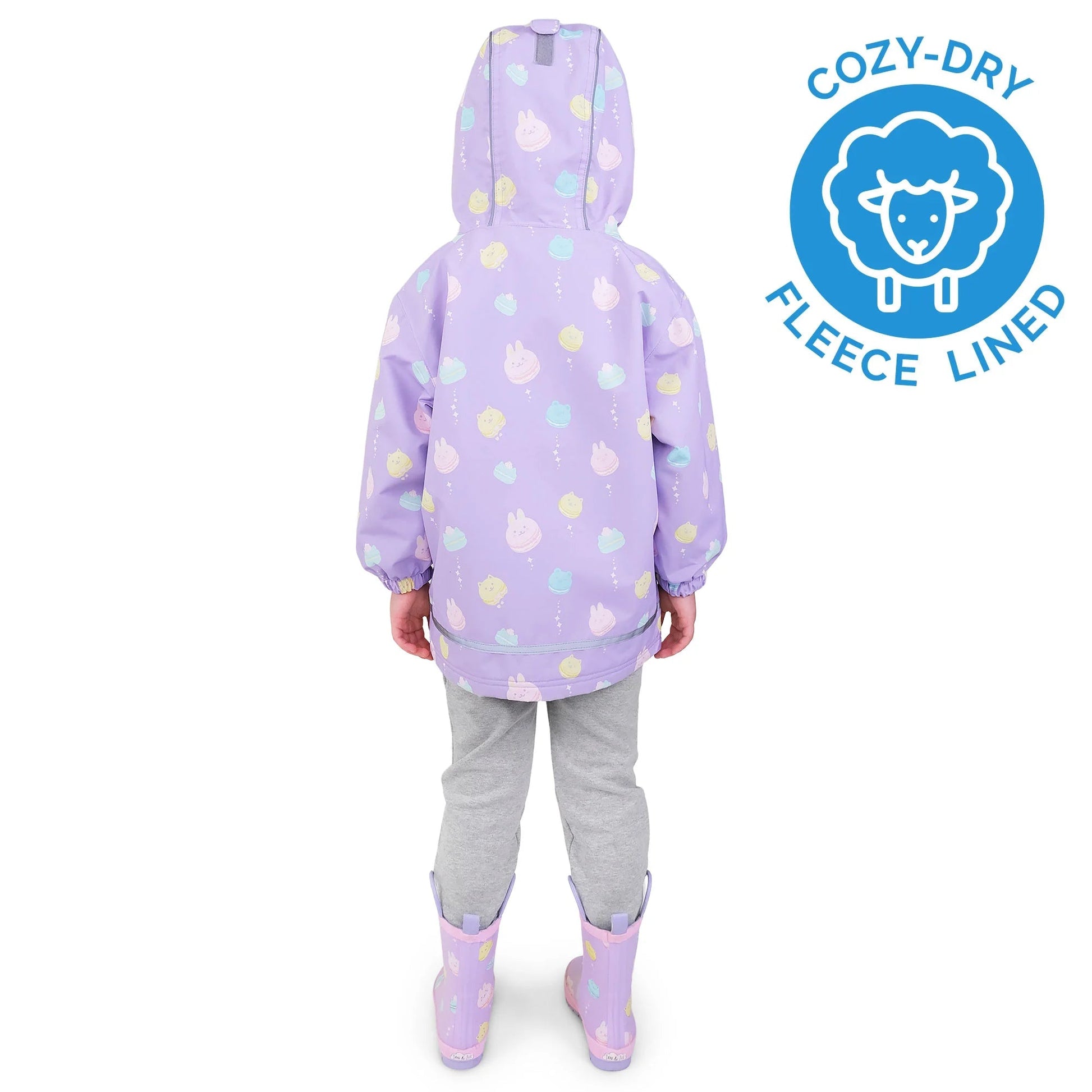 Jan & Jul Waterproof Cozy Dry Rain Jacket Macarons