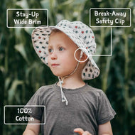 Jan & Jul Kids Cotton Bucket Hat Dino Play