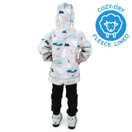 Jan & Jul Waterproof Cozy Dry Rain Jacket Polar Pals