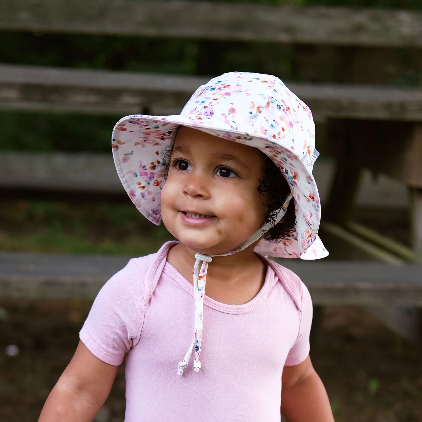 JAN & JUL COTTON FLOPPY HAT PRETTY PETALS - baby enRoute