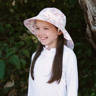 JAN & JUL KIDS WATER REPELLENT ADVENTURE HATS Pretty Petals