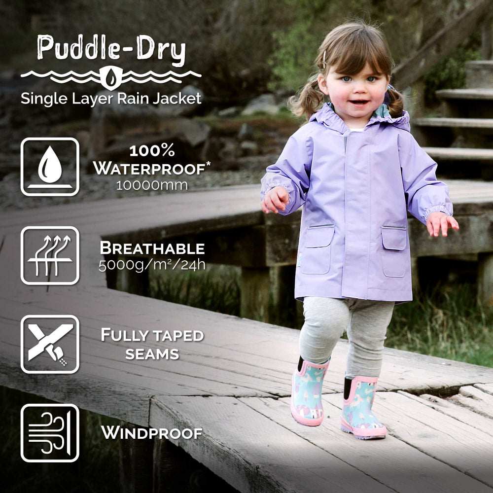 Jan & Jul Waterproof Puddle Dry Rain Jacket Macarons