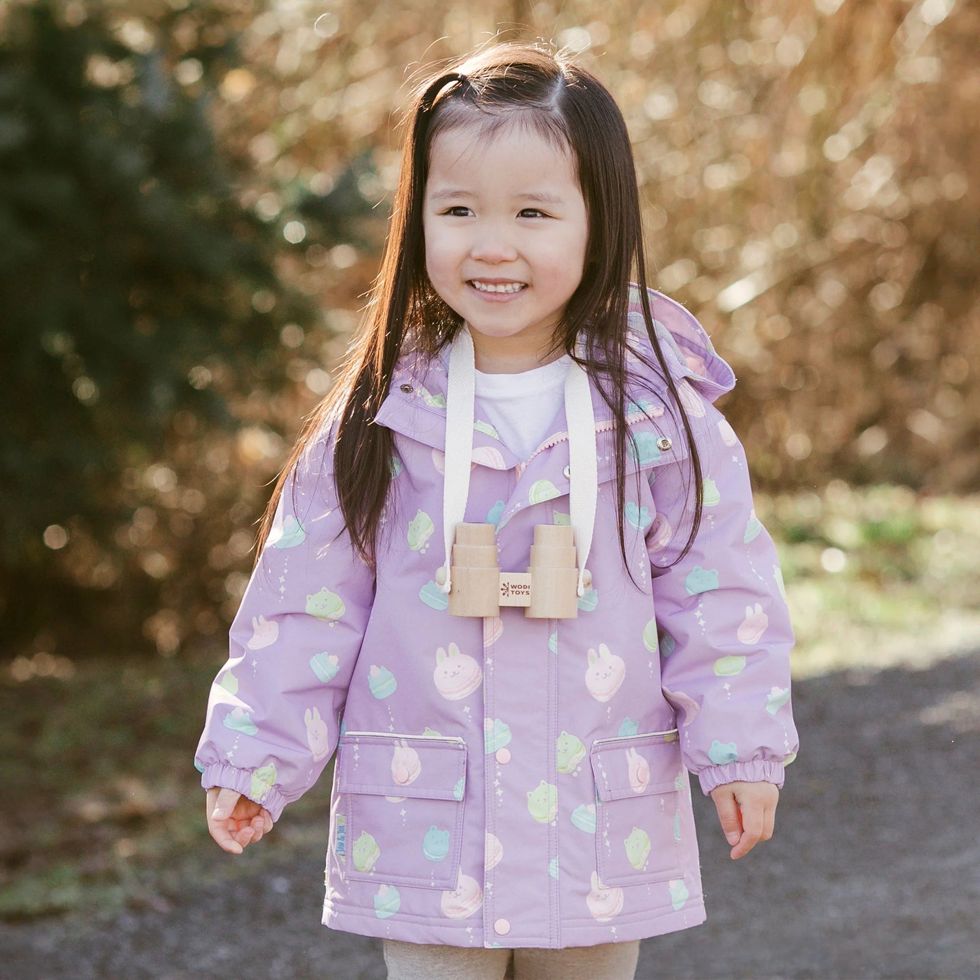 Jan & Jul Waterproof Cozy Dry Rain Jacket Macarons