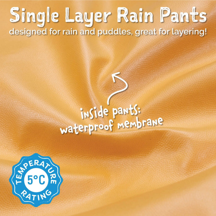 Jan & Jul Waterproof Puddle Dry Rain Pants Wolf And Bear