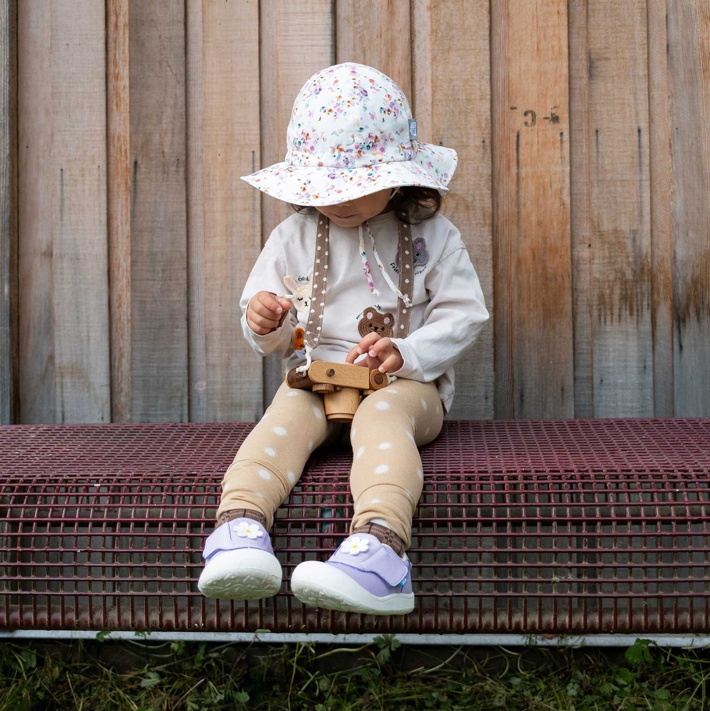 JAN & JUL COTTON FLOPPY HAT PRETTY PETALS - baby enRoute