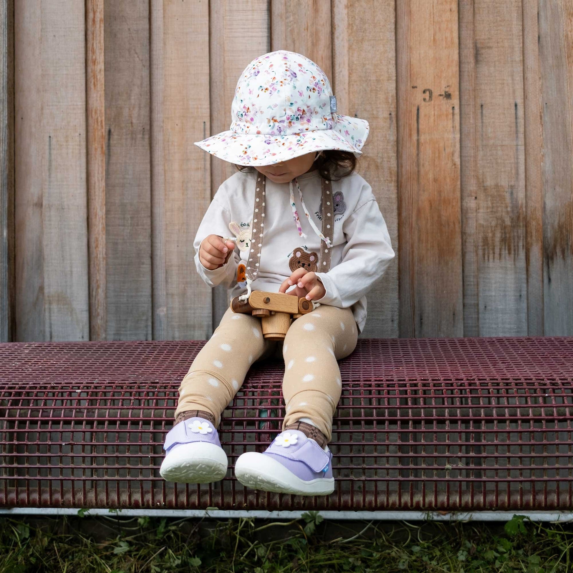 JAN & JUL COTTON FLOPPY HAT PRETTY PETALS