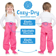 JAN & JUL WATERPROOF COZY DRY RAIN PANTS GREY
