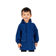 JAN & JUL WATERPROOF PUDDLE DRY RAIN JACKET NEBULA BLUE