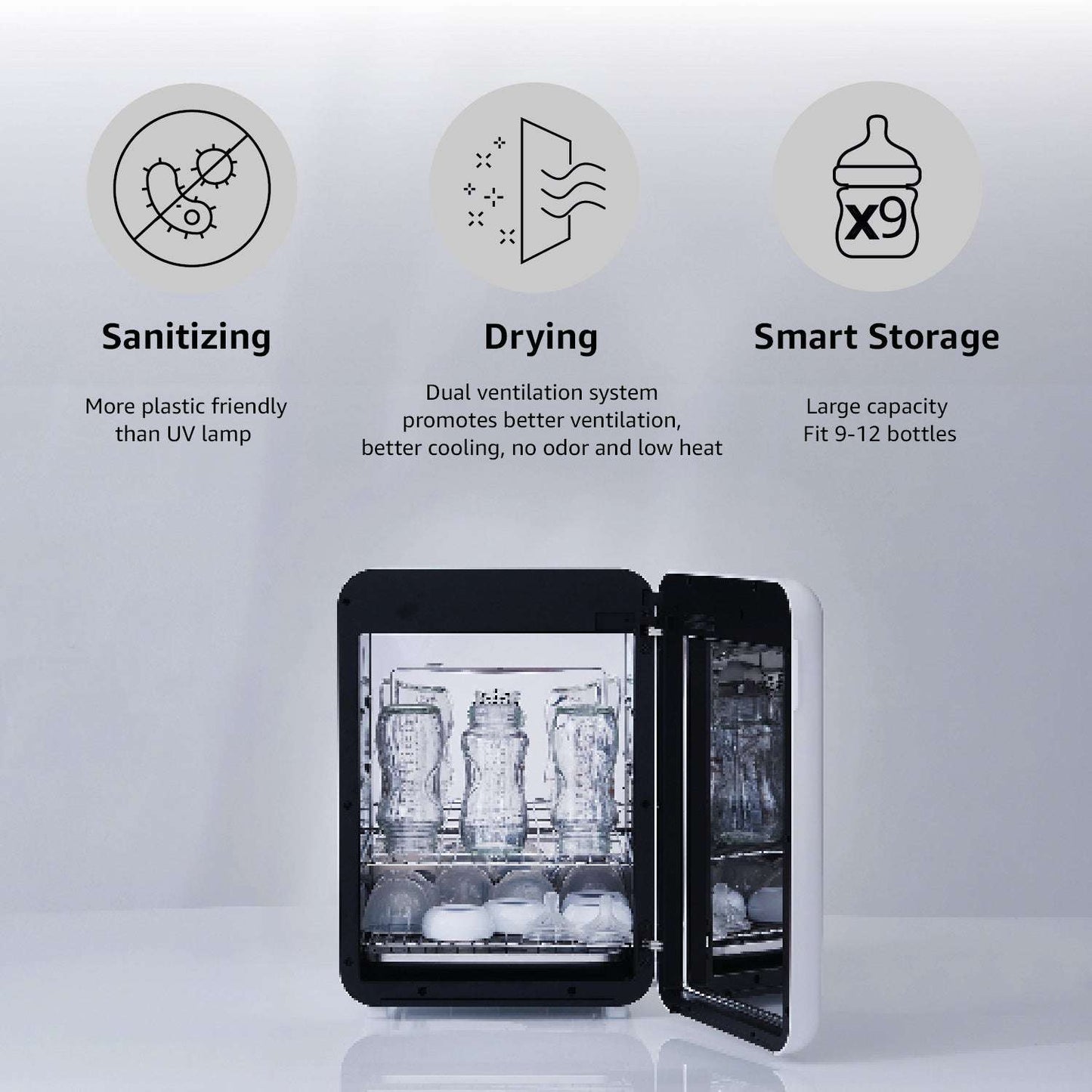 WABIBABY UVC LED SANITIZER & DRYER 360 - baby enRoute